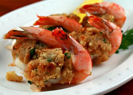 Baked Stuffed Jumbo Shrimp